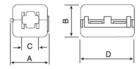 EMI 铁氧体——方启齿珠组件